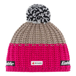 Czapka narciarska Eisbar Refocus Pompon SKA Pink Beige 2025