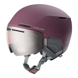Kask narciarski damski Head Cinema W Dark Purple / Silver Red S2 2027