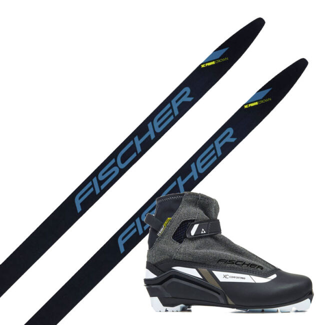 Zestaw biegowy Fischer Fibre Crown  + Buty Fischer XC Comfort Pro WS 2023 / 2024