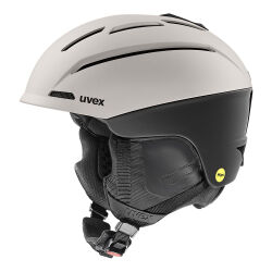 Kask narciarski Uvex Gravitate MIPS Warm Grey Black Matt 2026
