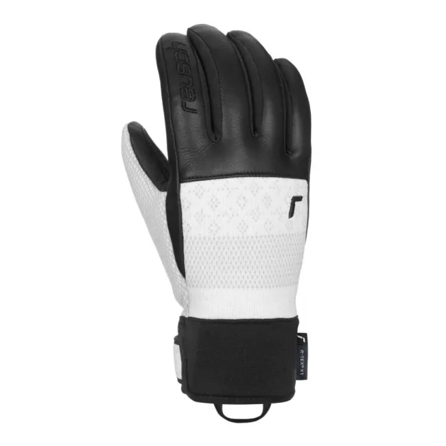 Rękawice narciarskie damskie Reusch Re:Knit Elisabeth R-Tex XT White Black 2026