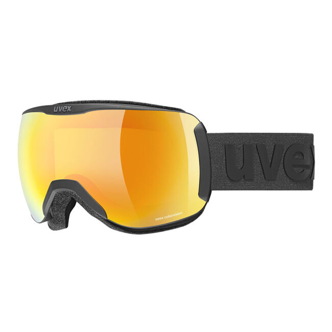 Gogle narciarskie Uvex Downhill 2100 CV Black Mat Mirror Orange OTG S1 2025