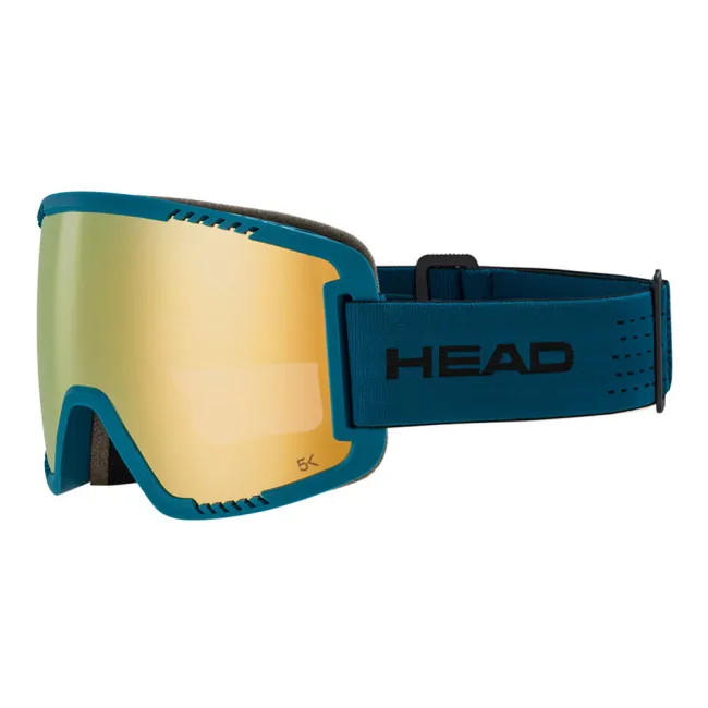 Gogle narciarskie Head Contex Pro 5K Gold Petrol S3 