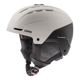 Kask narciarski Uvex Stance Warm Grey Black Matt 2026