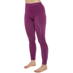 Spodnie getry damskie termoaktywne Brubeck Extreme Merino Fuchsia 2026