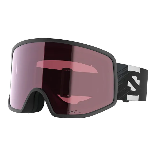 Gogle narciarskie Salomon Sentry Pro Sigma Black / Silver Pink S2 + dodatkowa szyba S1 2027