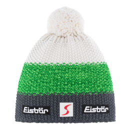 Czapka narciarska Eisbar Star Pompon MU SP Grey Neon Green White 2024