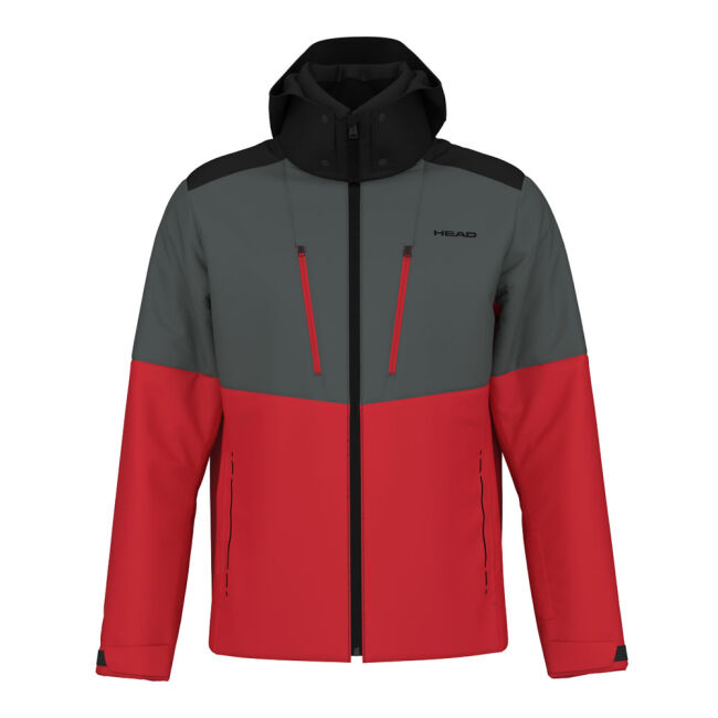 Kurtka narciarska Head Neo Jacket Red Grey 2025