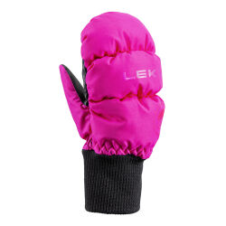 Rękawice narciarskie dziecięce Leki Little Eskimo Mitt Navy Short Pink 2024