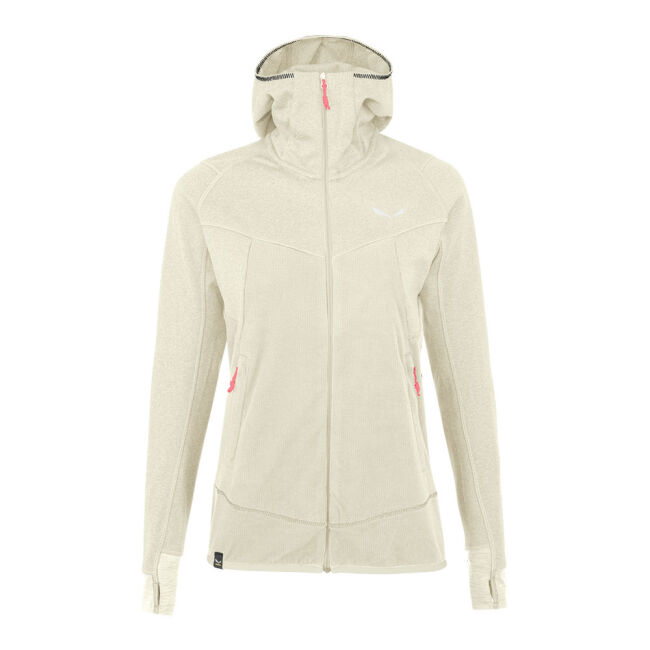 Bluza damska Salewa Puez Hybrid Polarlite Hooded Fleece Oatmeal Melange 2025