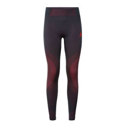 Getry kalesony damskie termoaktywne Odlo Performance Warm Black Red 2022