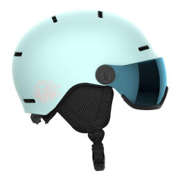 Kask narciarski dziecięcy Salomon Orka Visor Bleach Aqua / Flash Blue S2 2026