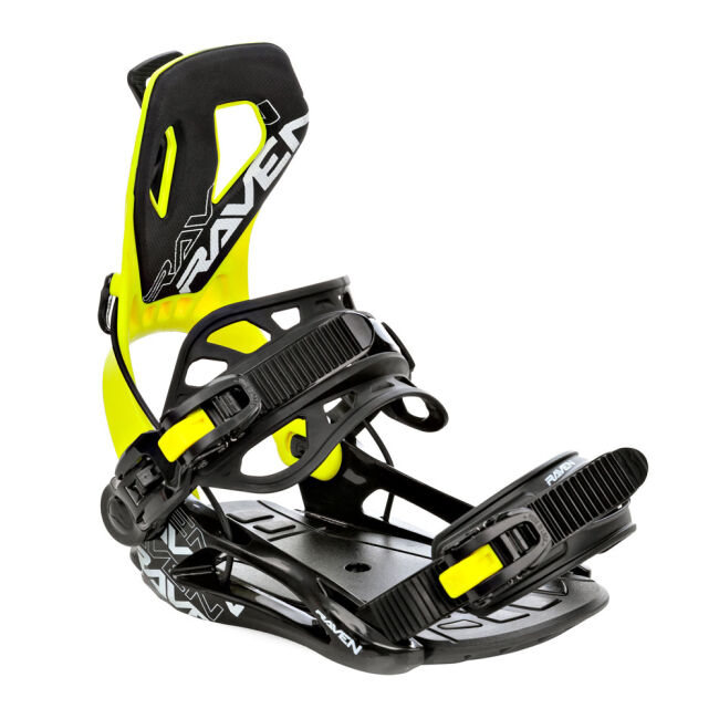 Wiązania Snowboardowe Raven Fastec FTM450 Lime 2025