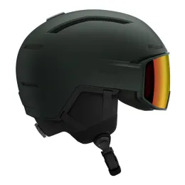 Kask narciarski Salomon Driver Pro Sigma Green Gables / Poppy Red S2 2027