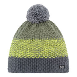 Czapka narciarska Eisbar Star Pompon MU Anthracite Yellow Misty Forest 2025