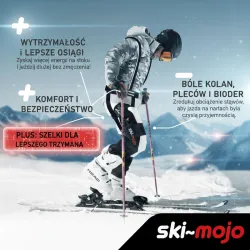 Orteza narciarska egzoszkielet Ski Mojo + Szelki