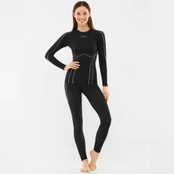 Komplet bielizna damska termoaktywna termiczna Viking Etna 2.0 Lady Set Bamboo Black Purple 2026