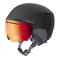 Kask narciarski damski Head Cinema Pro W Grey / Red Yellow S2 2027