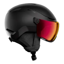 Kask narciarski Atomic Revent Visor Photo Black / Red z fotochromem 2027