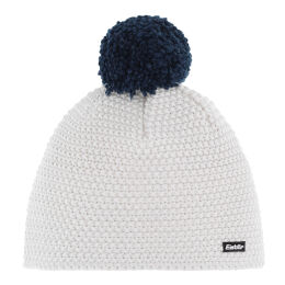 Czapka narciarska Eisbar Jamie Pompon White Dark Cobalt 2025