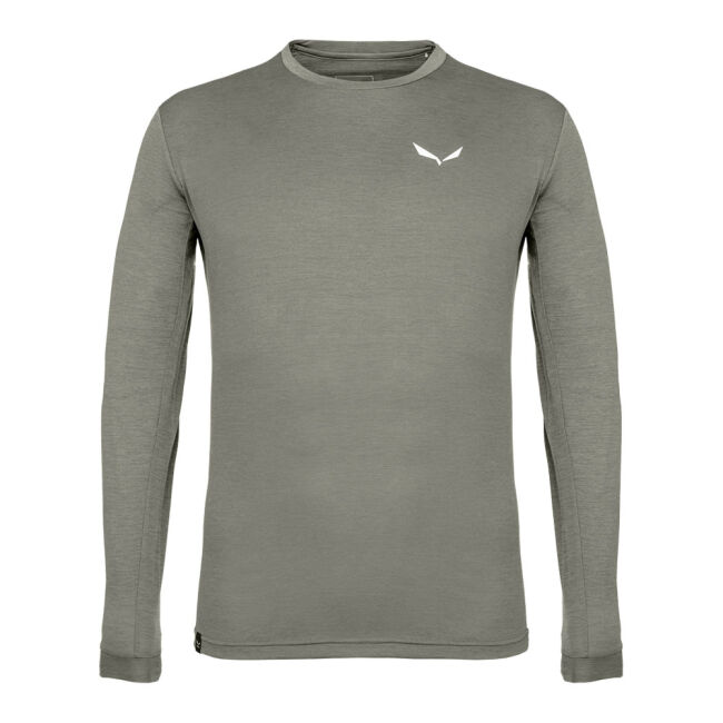 Koszulka techniczna Salewa Puez Melange Dry Long Tee Faded Green 2026