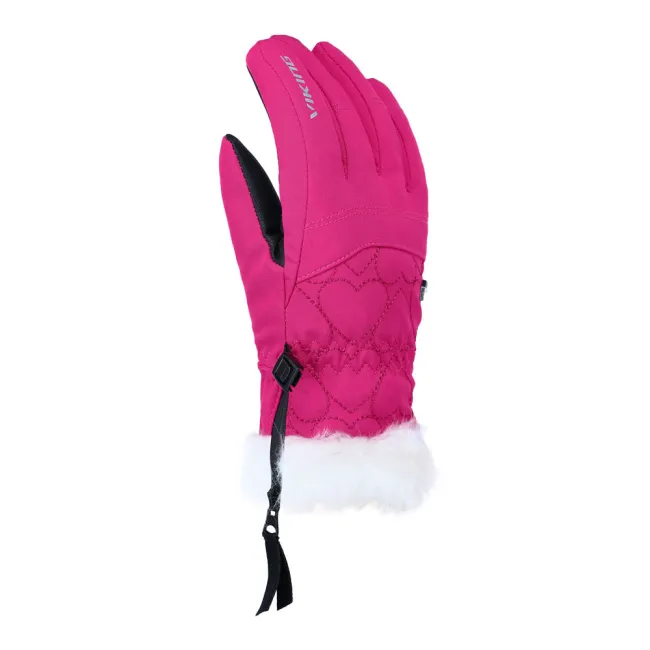 Rękawice narciarskie dziecięce Viking Meris Fuchsia 2026