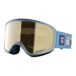 Gogle narciarskie dziecięce Salomon Rio Smoke Blue / Flash Gold S2 2027