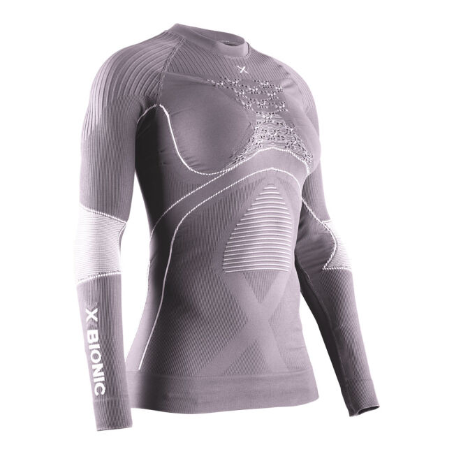 Bluza damska termoaktywna termiczna X- Bionic Energy Accumulator 4.0 Dusty Lavender Arctic White 2026