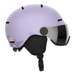 Kask narciarski dziecięcy Salomon Orka Visor Evening Haze / Flash Silver 2026