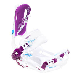 Wiązania Snowboardowe Raven Fastec FT270 White Violet 2022