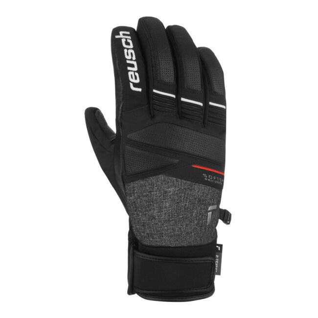 Rękawice narciarskie Reusch Thunder R-Tex XT Black Melange Fire Red 2025