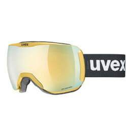 Gogle narciarskie Uvex Downhill 2100 CV Chrome Champion Edition Gold Chrome Mirror Gold OTG S2 