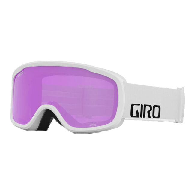 Gogle narciarskie Giro Cruz White Wordmark Amber Pink S2 OTG 2025