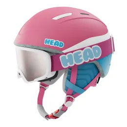 Kask i gogle narciarskie dziecięce Head Maja Set Pink Blue 2026