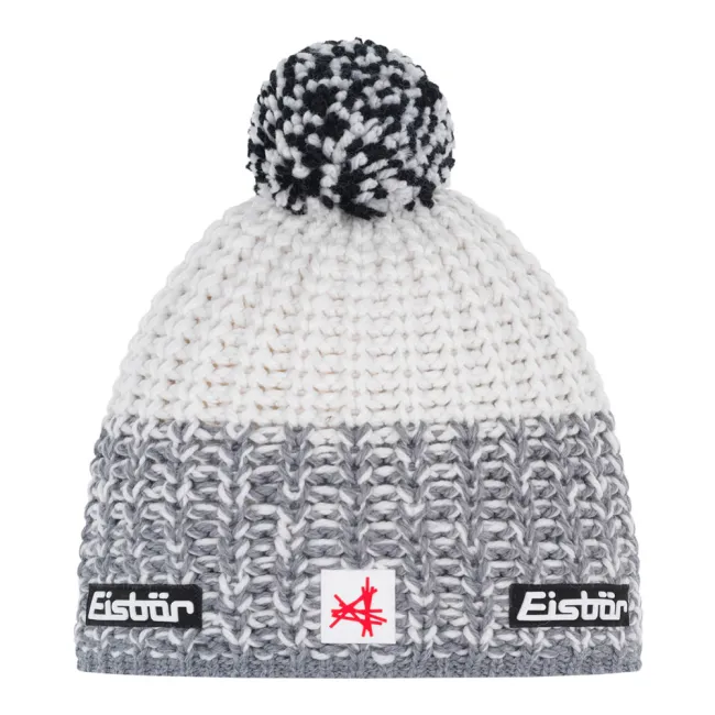 Czapka narciarska Eisbar Refocus Pompon SA White Grey 2026