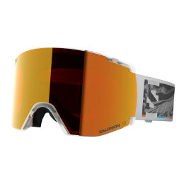 Gogle narciarskie Salomon S/View ML Translucent Frozen Mid Red S2 2025