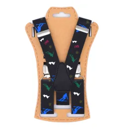 Szelki do spodni narciarskich JR TopGal Ski Black