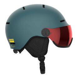 Kask narciarski dziecięcy Salomon Orka Visor North Atlantic / Flash Red S2 2026