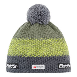 Czapka dziecięca Eisbar Star Pompon Ska Kids Anthracite Yellow Misty Forest 2025