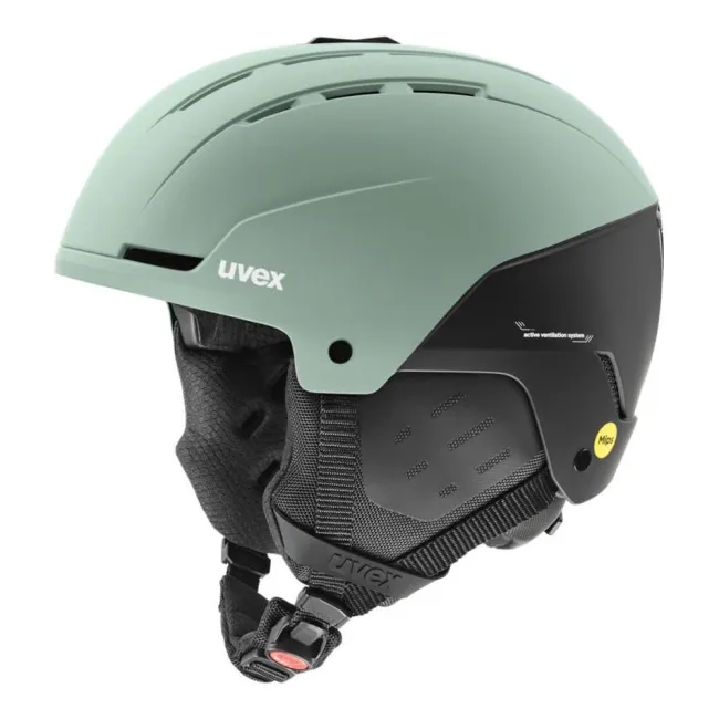 Kask narciarski Uvex Stance Mips Oxid Green Black Mat 2026