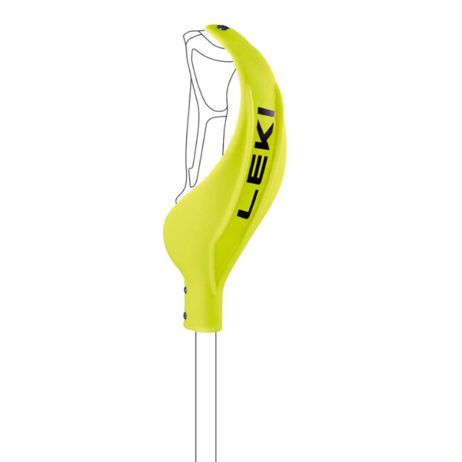 Ochraniacze gardy na kije Leki Gate Guard Closed Cobra Lite Neon Yellow 2026