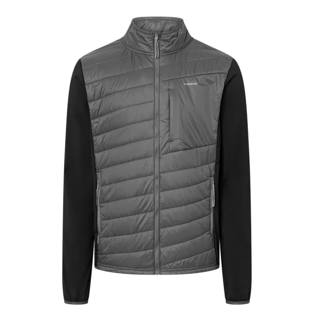 Kurtka hybrydowa Primaloft Viking Zemu Man Black Grey 2027
