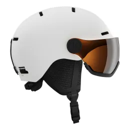 Kask narciarski dziecięcy Salomon Orka Visor White / Flash Silver S2 2027