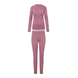 Komplet bielizna damska termoaktywna z wełną merino Viking Gasher Set Pink 2027