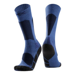 Skarpety narciarskie dziecięce X-Socks Ski Discover JR Blue Blossom Marine 2025