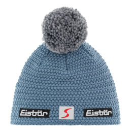 Czapka narciarska Eisbar Jamie Pompon MU SP Steel Blue Grey 2024