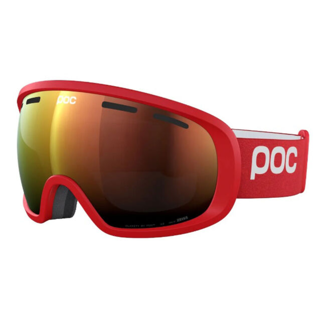 Gogle narciarskie Poc Fovea Clarity Prismane Red Partly Sunny Orange S2 2025