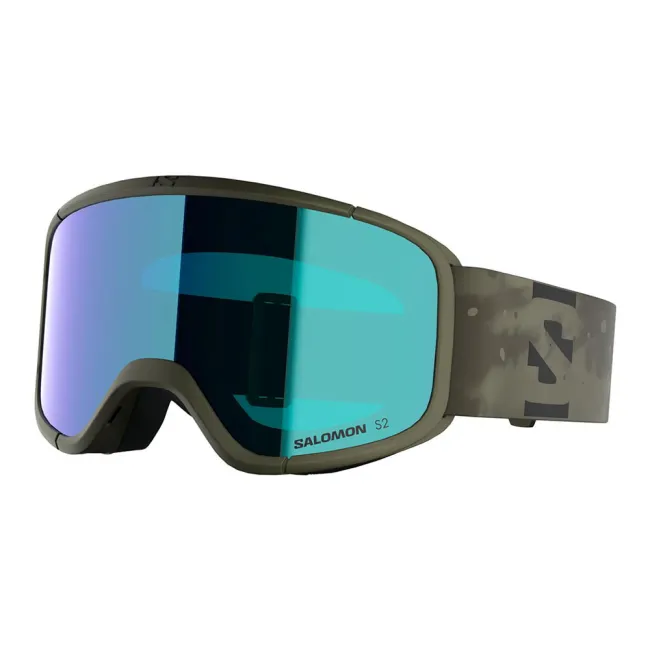 Gogle narciarskie Salomon Aksium 2.0 S ML Olive Night / Mid Blue S2 2026