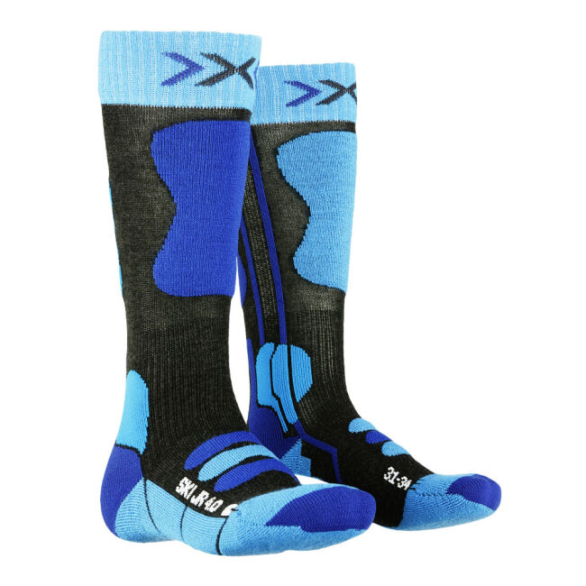 Skarpety narciarskie dziecięce X-Socks Ski Junior 4.0 Electric Blue 2023