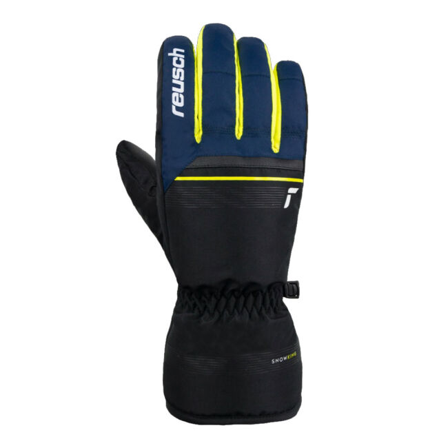 Rękawice narciarskie Reusch Snow King Black Navy Yellow 2024